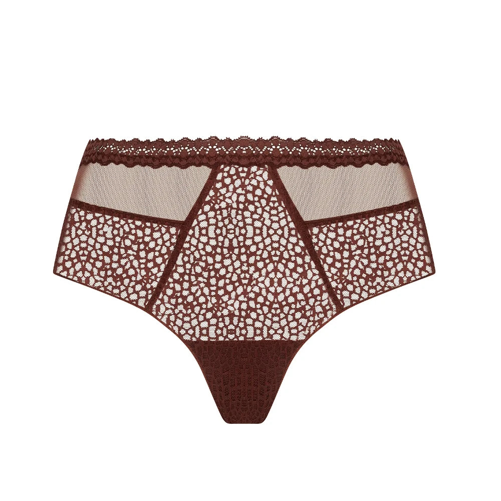 Antigel Exquise En Dentelle Brown Shorty