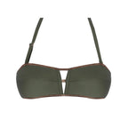 Antigel La Smartissime Khaki Bandeau Bikini Top
