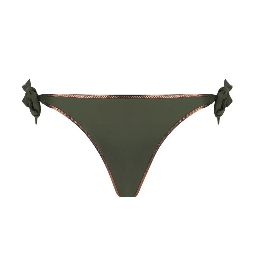 Antigel La Smartissime Khaki Tie Side Bikini Bottoms