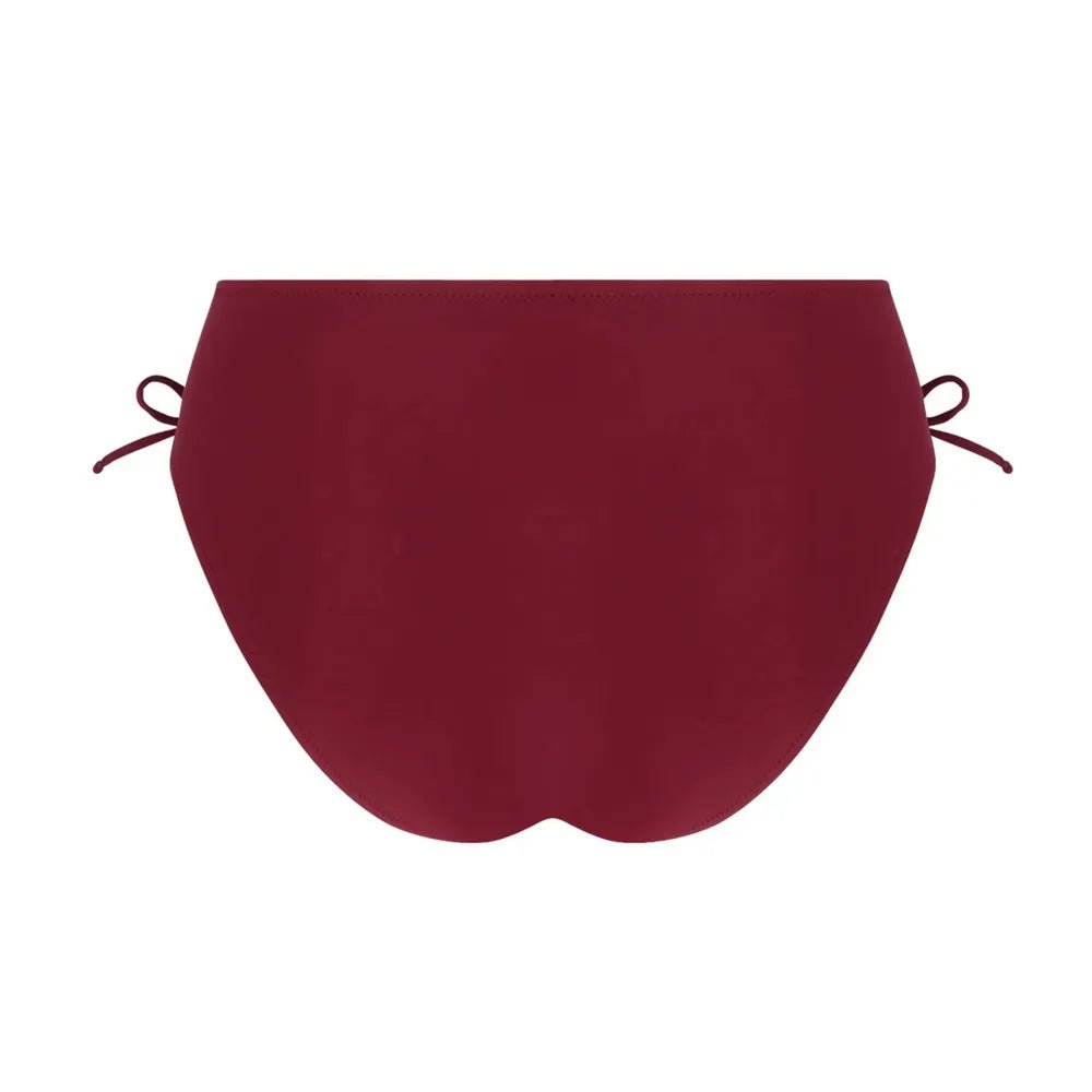 Antigel Swimwear La Chiquissima Prune Adjustable Tie Bikini Brief Back