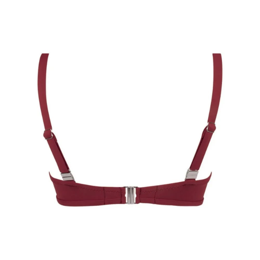 Antigel Swimwear La Chiquissima Prune Balconette Bikini Top Back