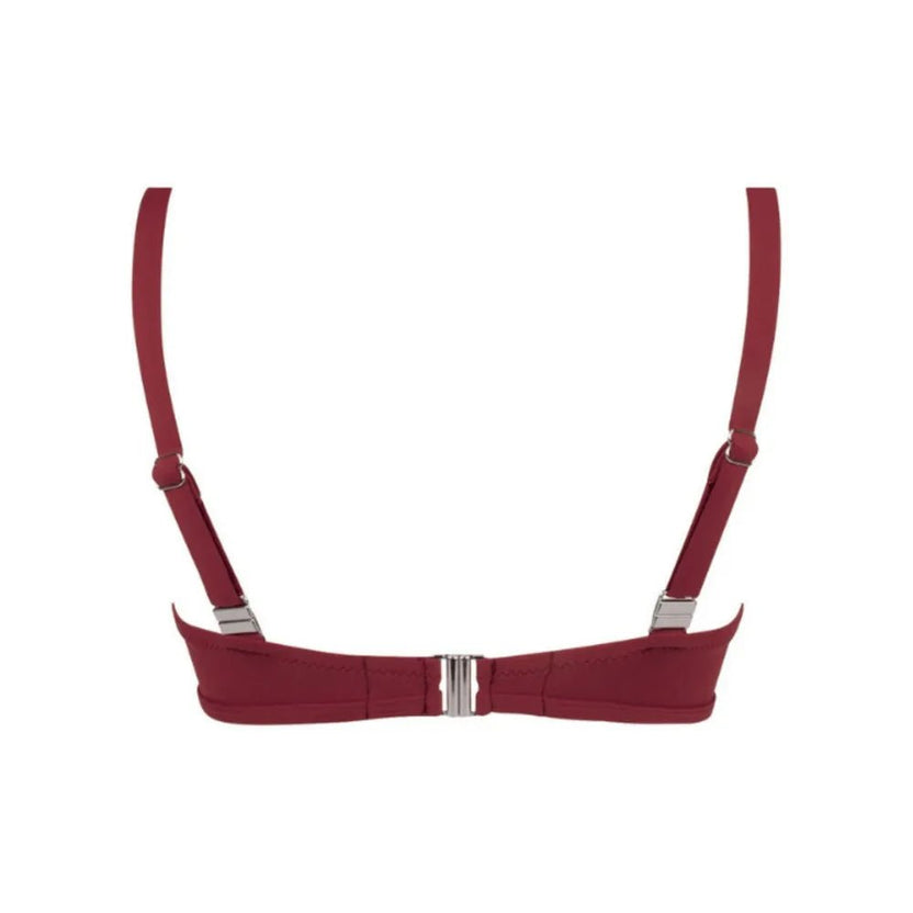 Antigel Swimwear La Chiquissima Prune Balconette Bikini Top Back