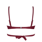 Antigel Swimwear La Chiquissima Prune Triangle Soft Pad Bikini Top Back