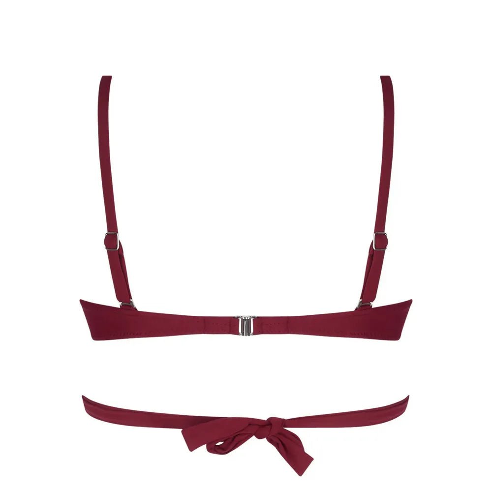 Antigel Swimwear La Chiquissima Prune Triangle Soft Pad Bikini Top