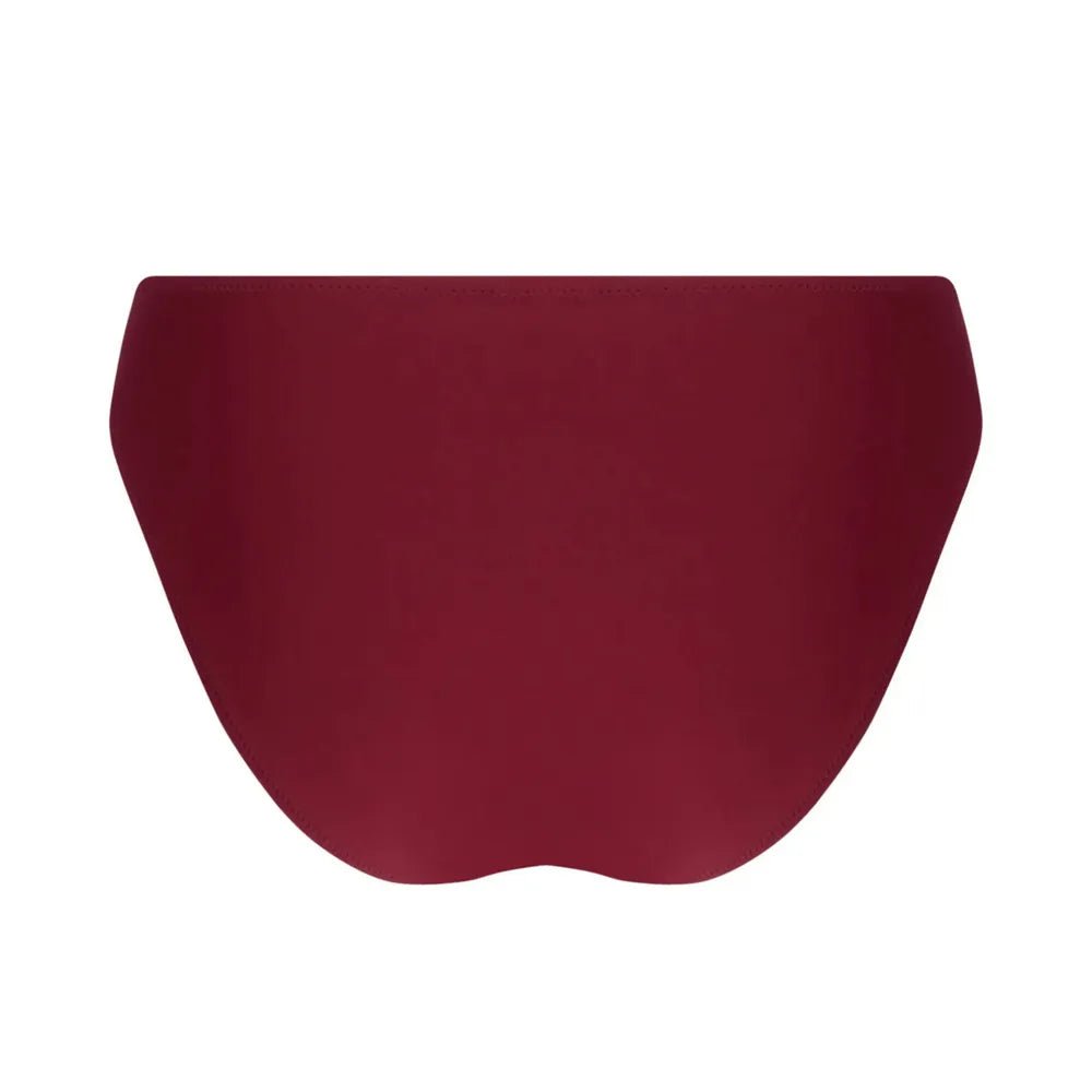 Antigel Swimwear La Chiquissima Prune Wide Side Bikini Brief Back