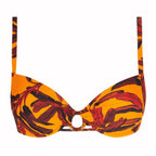 Antigel Swimwear La Melanesia Jaune Banana Padded Bikini Top