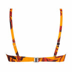 Antigel Swimwear La Melanesia Jaune Banana Padded Bikini Top Back