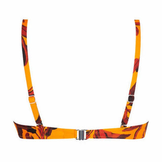 Antigel Swimwear La Melanesia Jaune Banana Padded Bikini Top Back