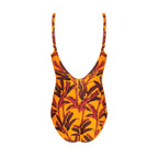 Antigel Swimwear La Melanesia Jaune Banana Underwired Swimsuit Back
