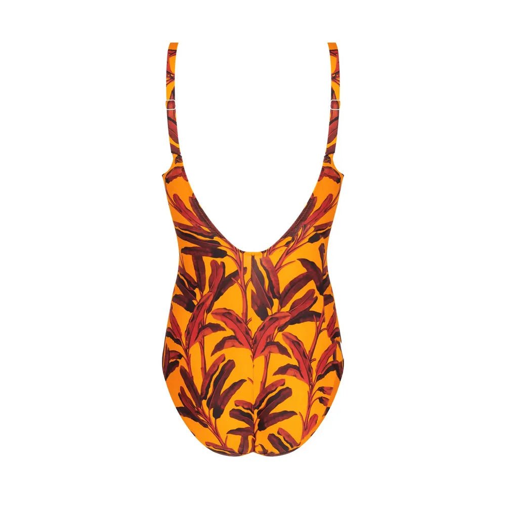 Antigel Swimwear La Melanesia Jaune Banana Underwired Swimsuit Back