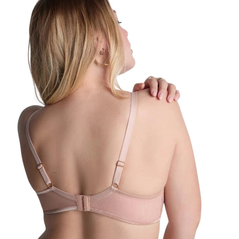Aubade Sound of Heart Beige Half Cup Bra Back