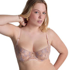 Aubade Sound of Heart Beige Half Cup Bra Front