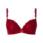 Aubade Crazy in Love Red Delight Padded Plunge Bra
