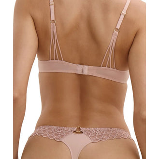 Aubade Éloge du Désir Misty Blush Tanga Back