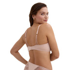 Aubade Éloge du Désir Underwired Misty Blush Triangle Bra Back
