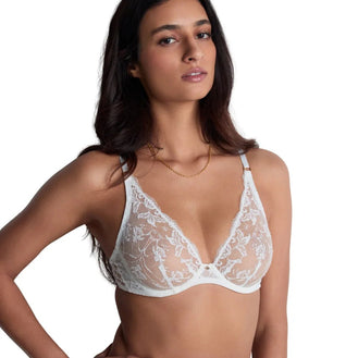 Aubade Kiss of Love Opale Underwired Triangle Bra Front