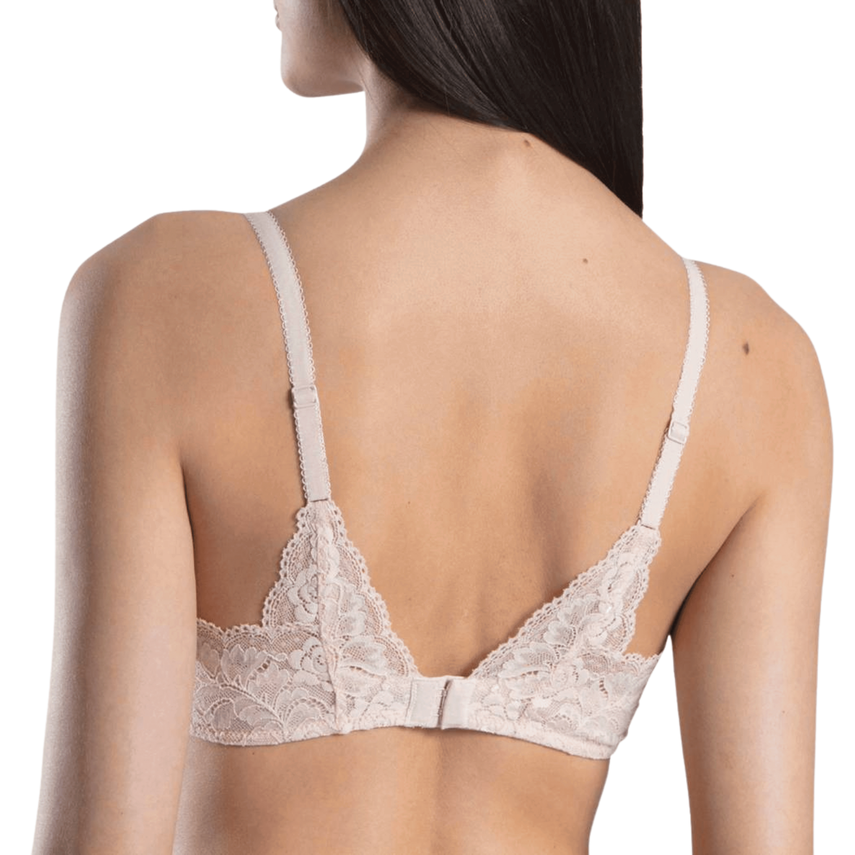 Aubade Rosessence Beige Triangle Bra Back