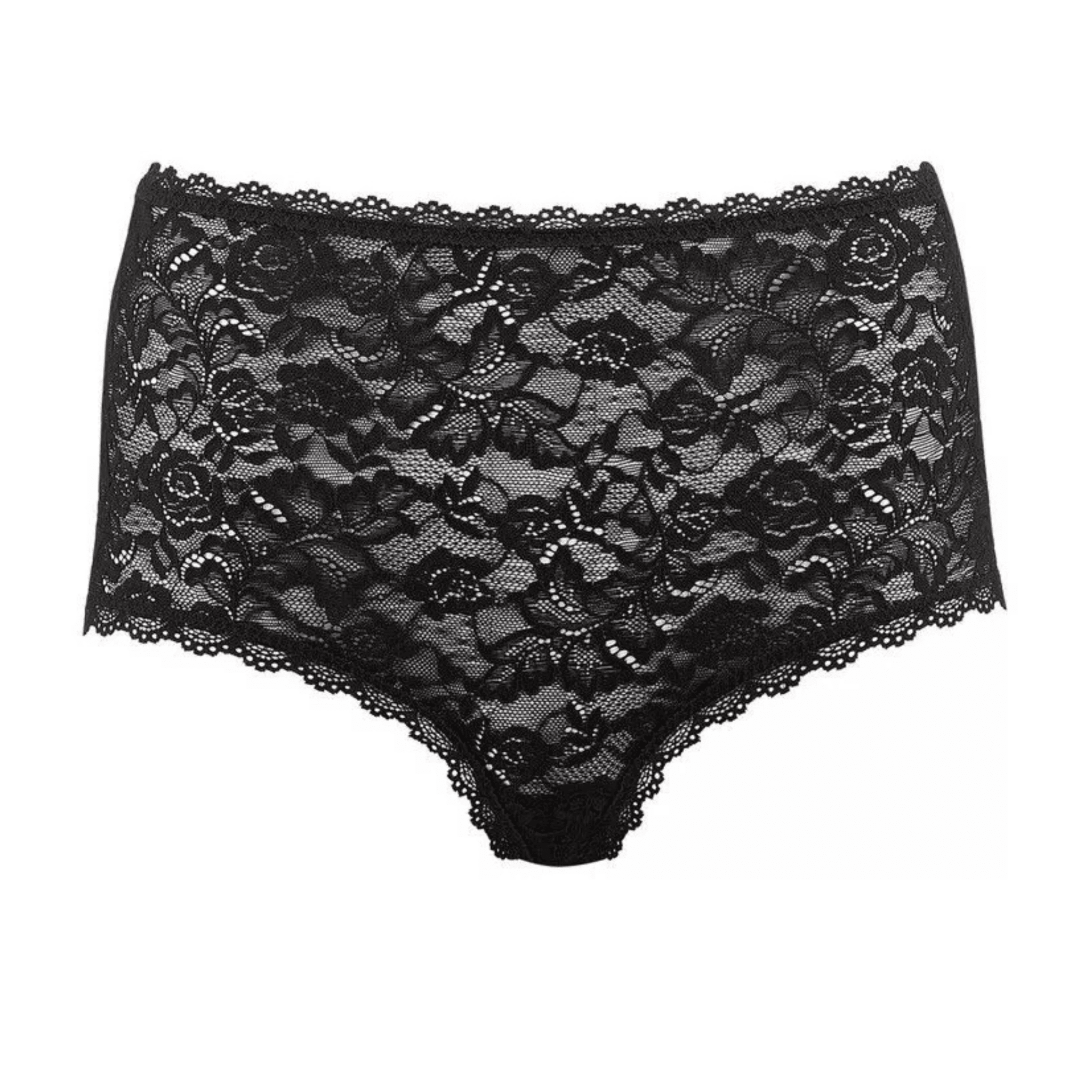 Aubade Rosessence Black High Waist Briefs