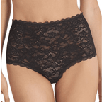Aubade Rosessence Black High Waist Briefs Front