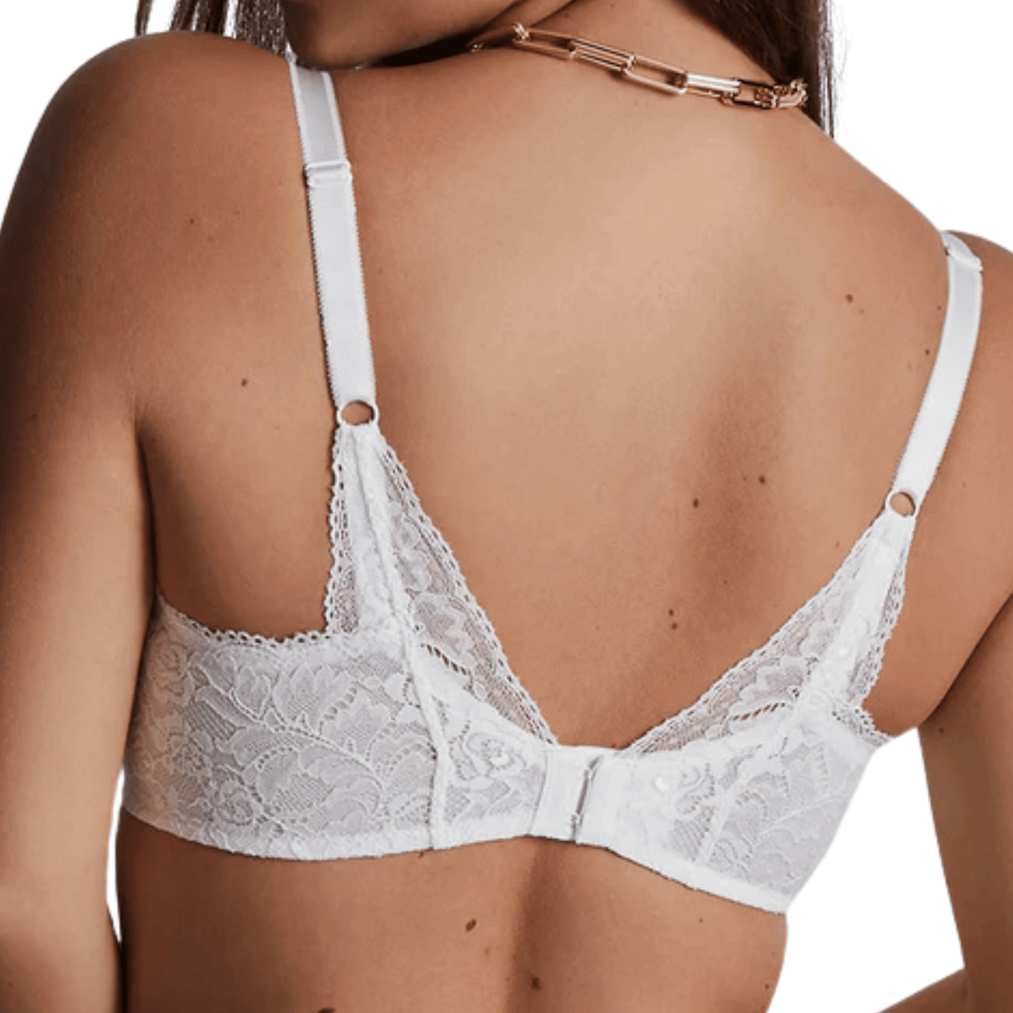 Aubade Rosessence Ivory T-shirt Bra Back