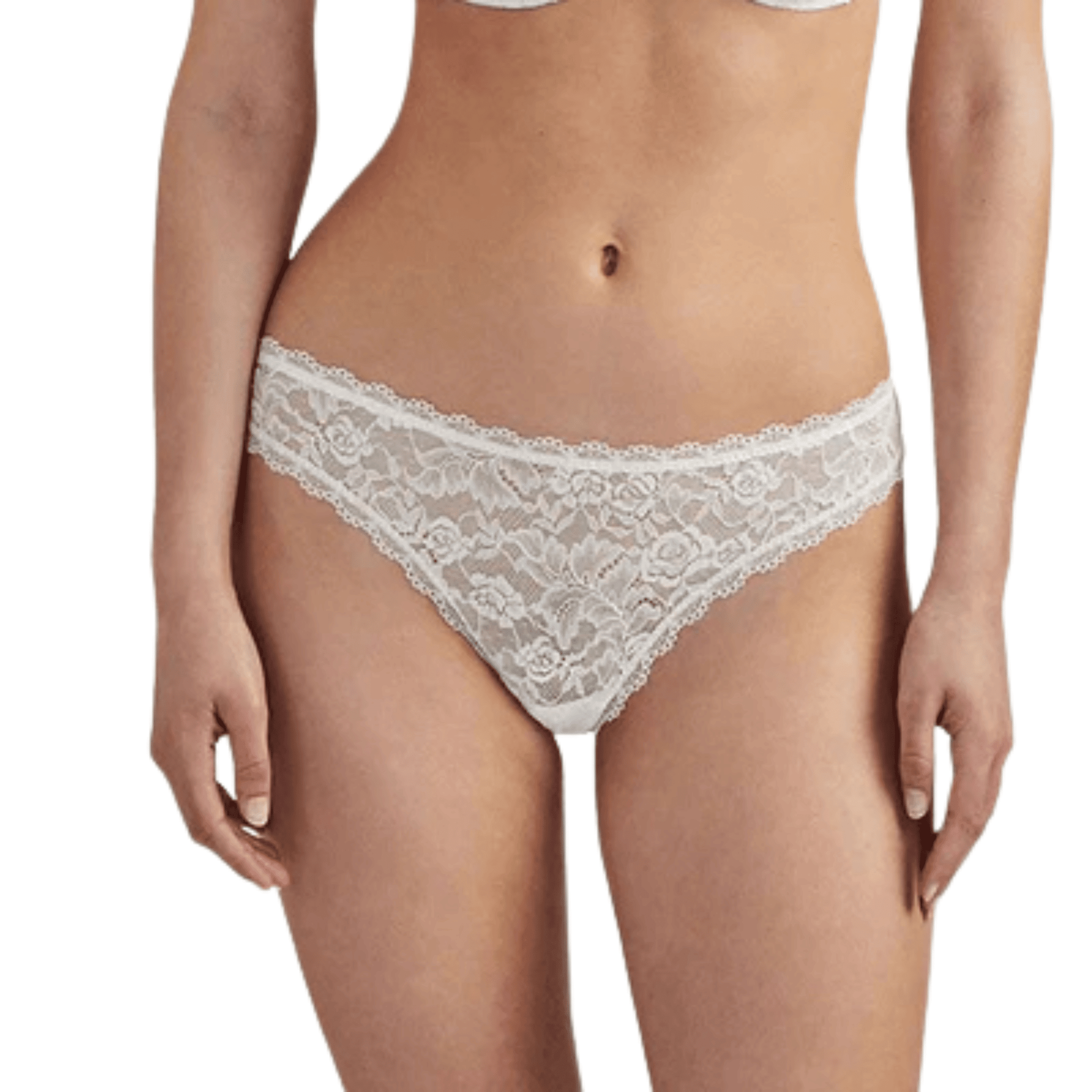 Aubade Rosessence  Ivory Thong Front