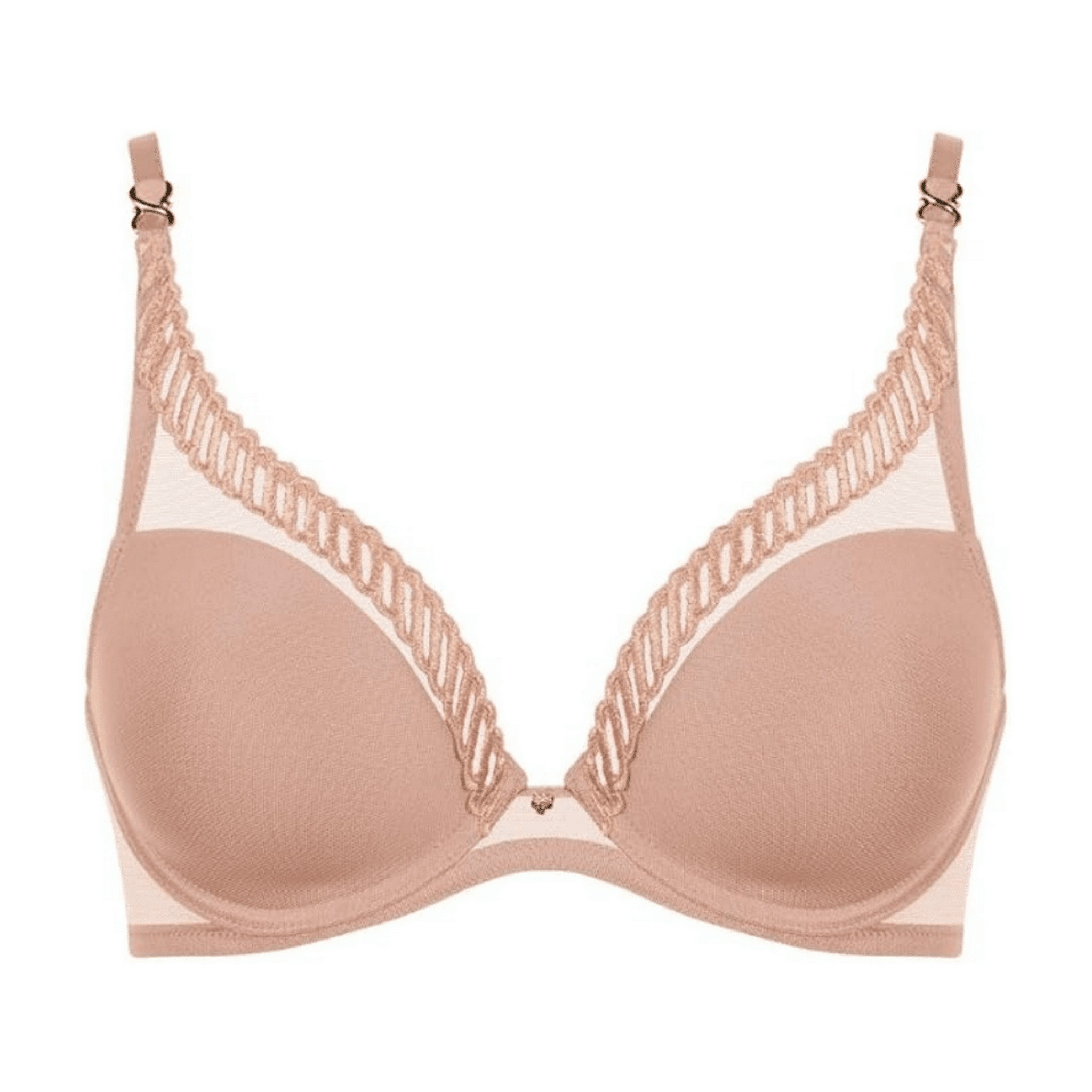 Aubade Sheer Emotion Beige Triangle Bra