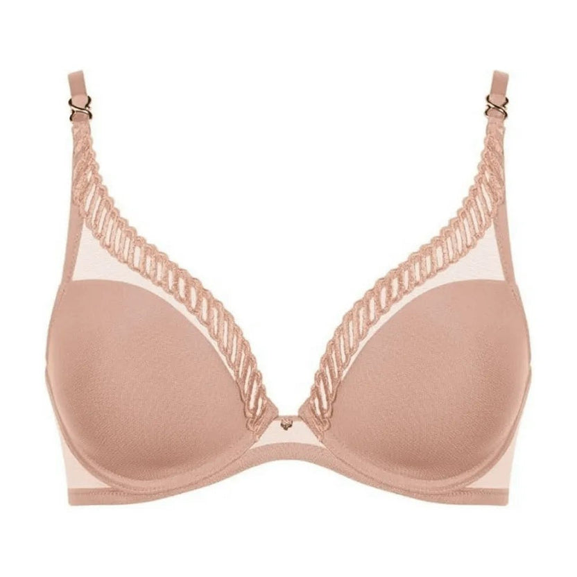 Aubade Sheer Emotion Beige Triangle Bra