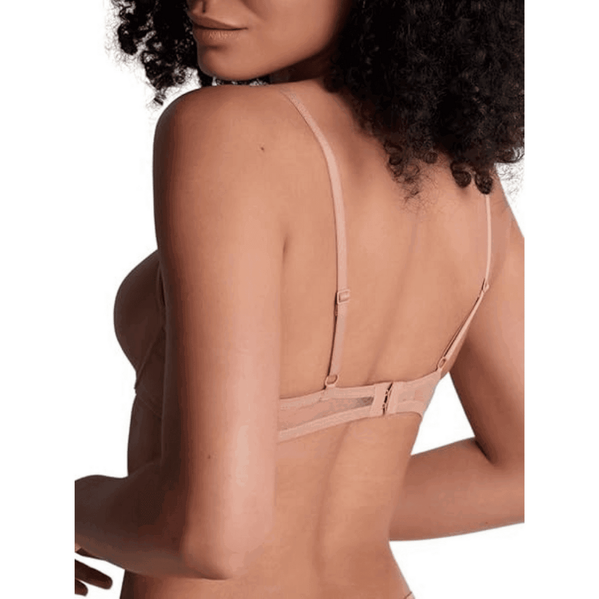 Aubade Sheer Emotion Beige Triangle Bra Back