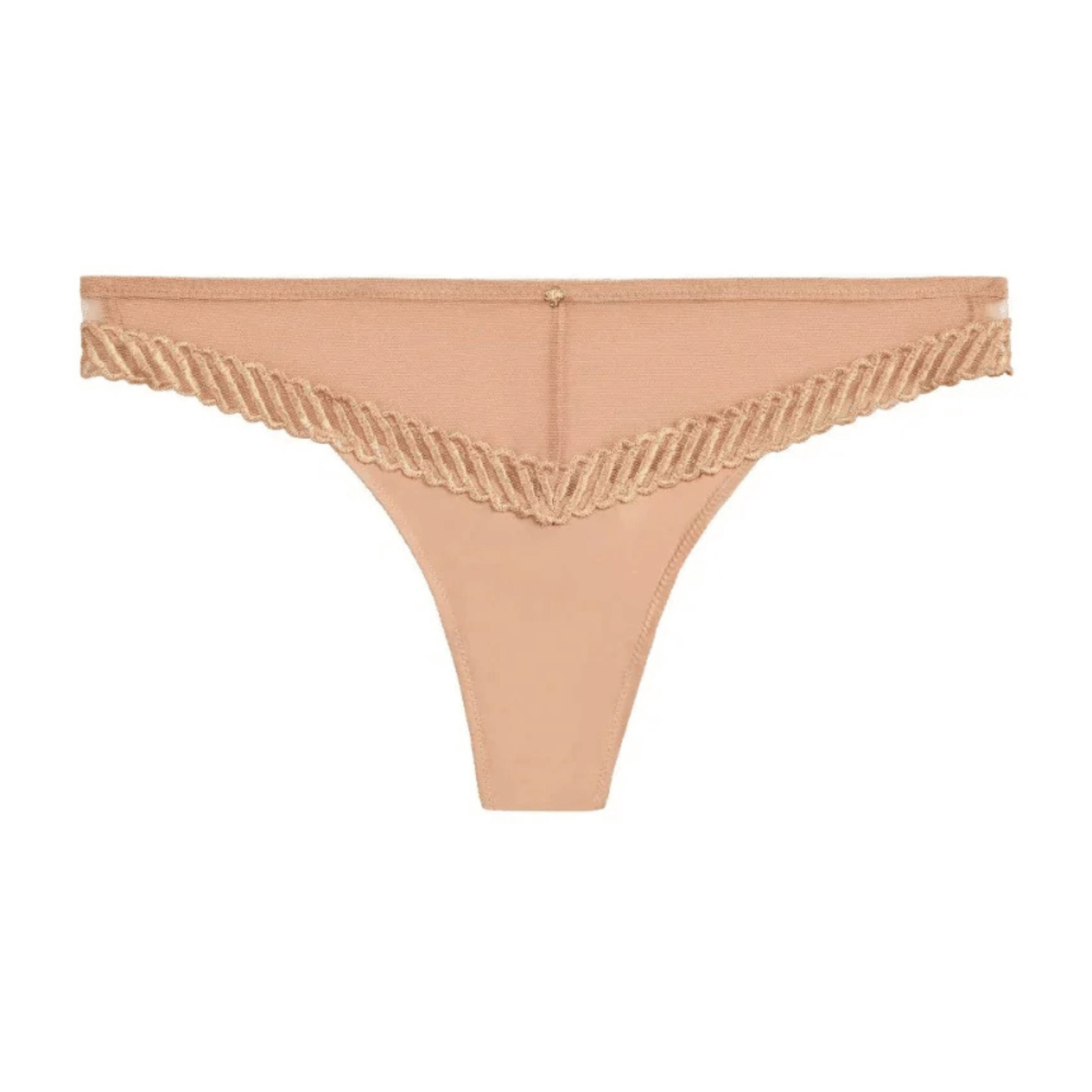 Aubade Sheer Emotion Beige Tanga