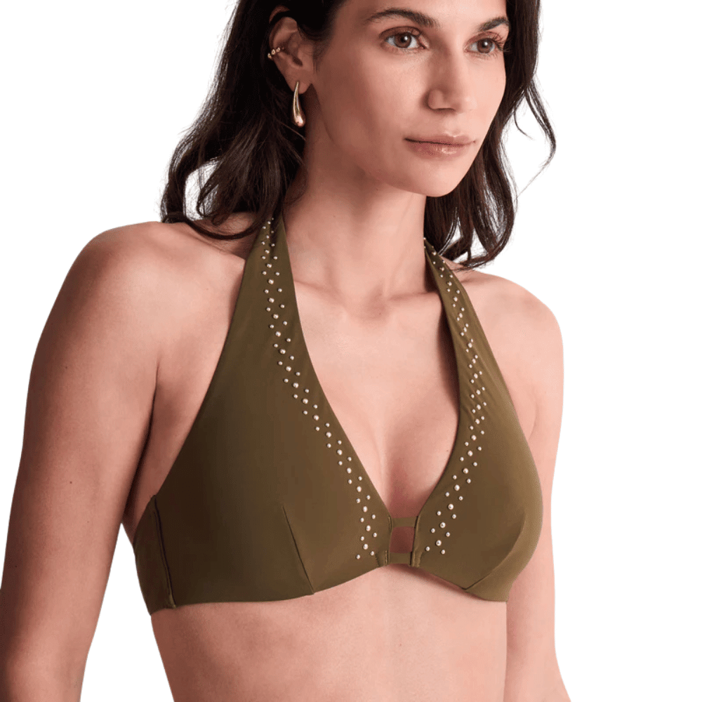 Aubade Summer Stars Khaki Bikini Front