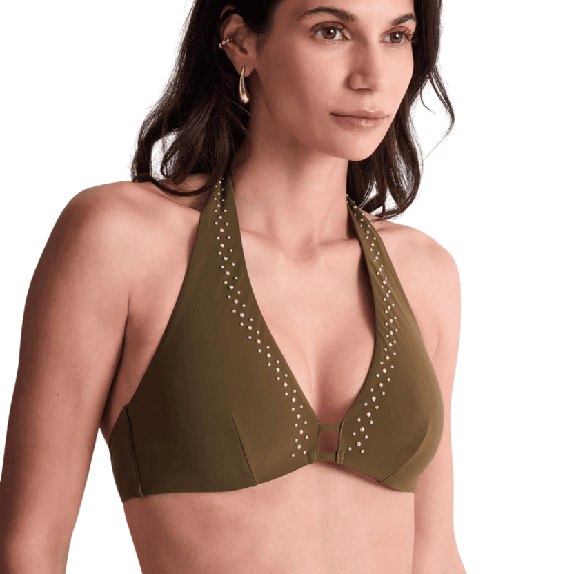 Aubade Summer Stars Khaki Bikini Front