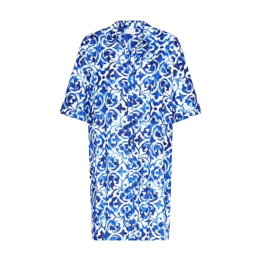 Charmline Aegean Spirit Azure White Blouse
