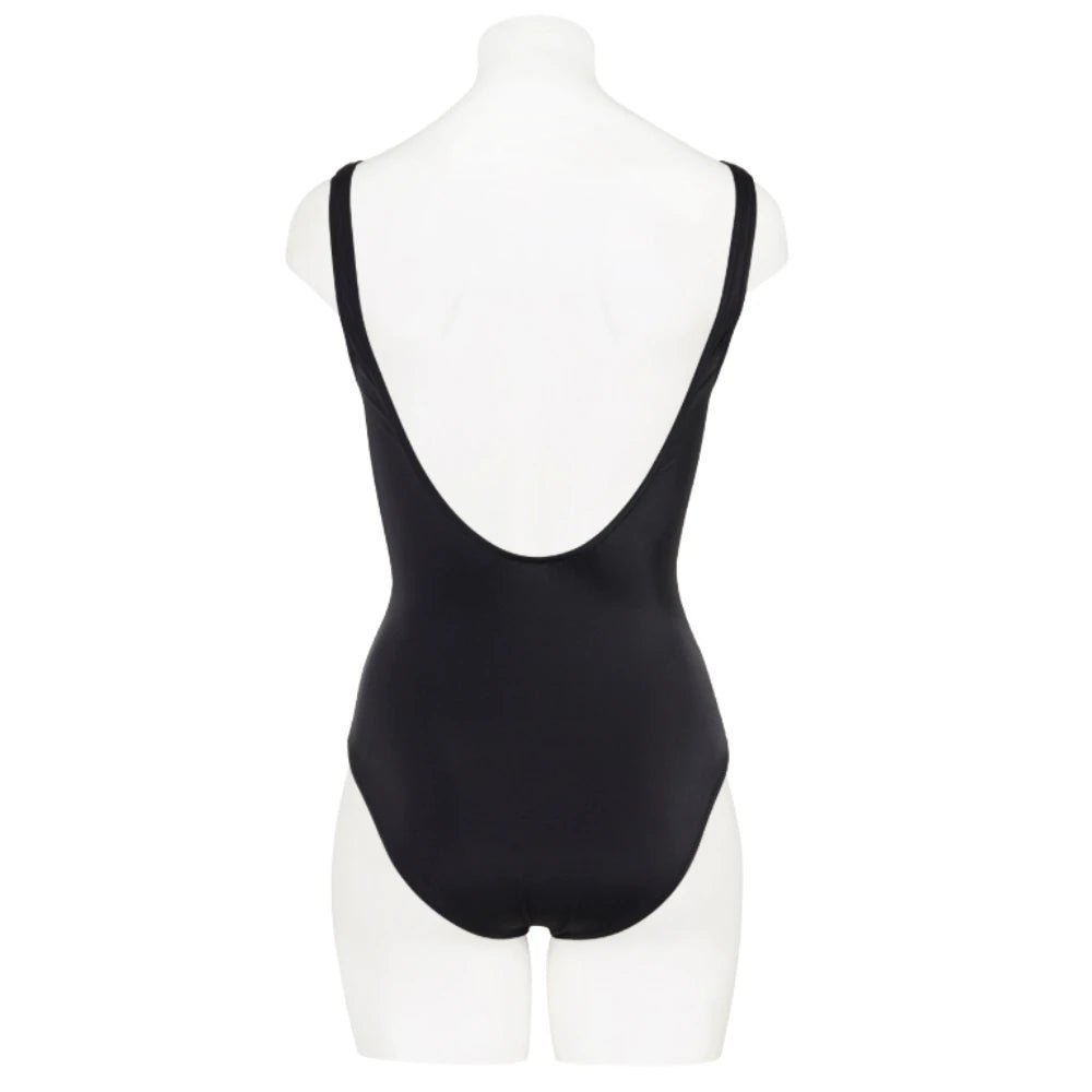 Charmline Gilded Graphic Ruched Swimsuit Back