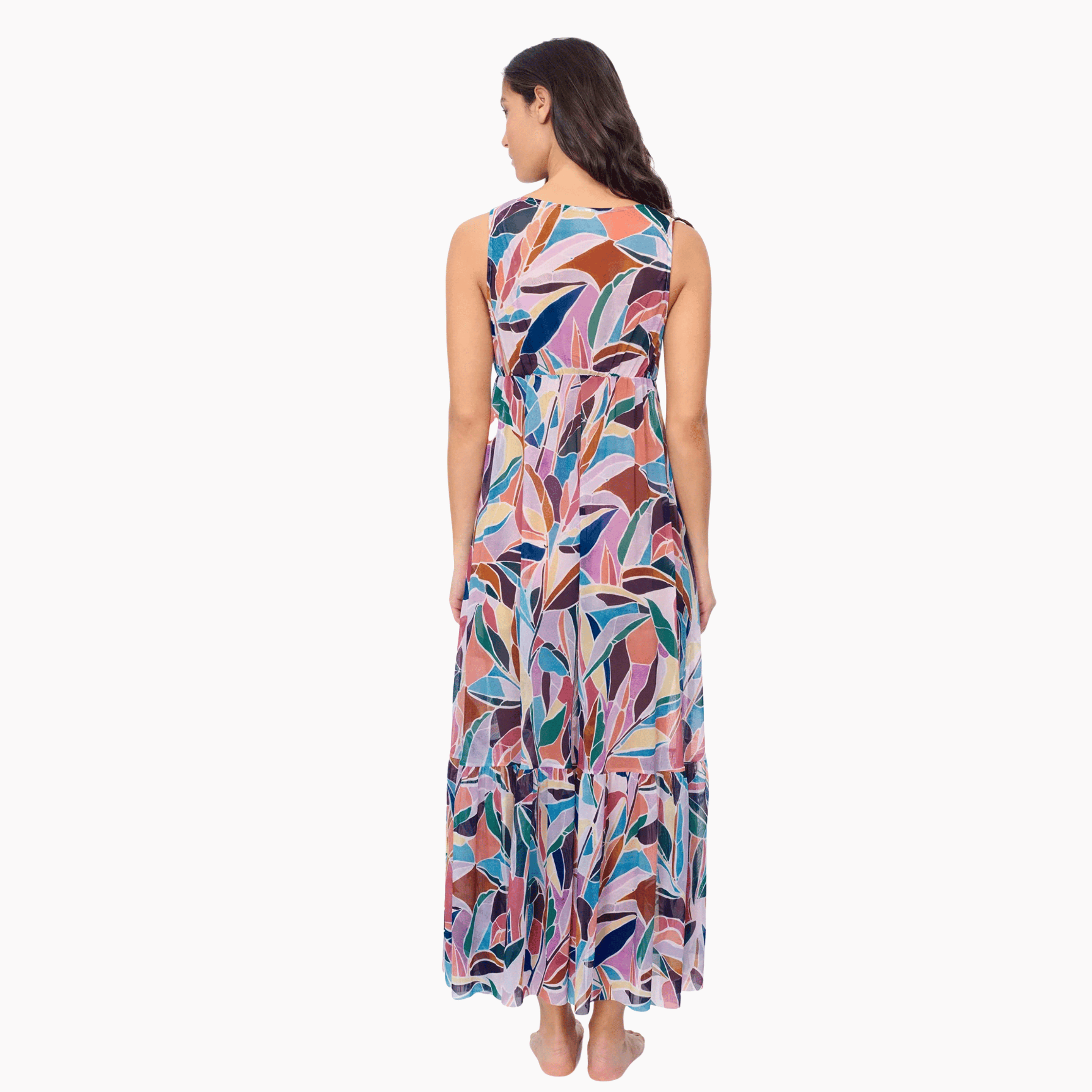 Gottex Aura Beach Multicolor Dress Back
