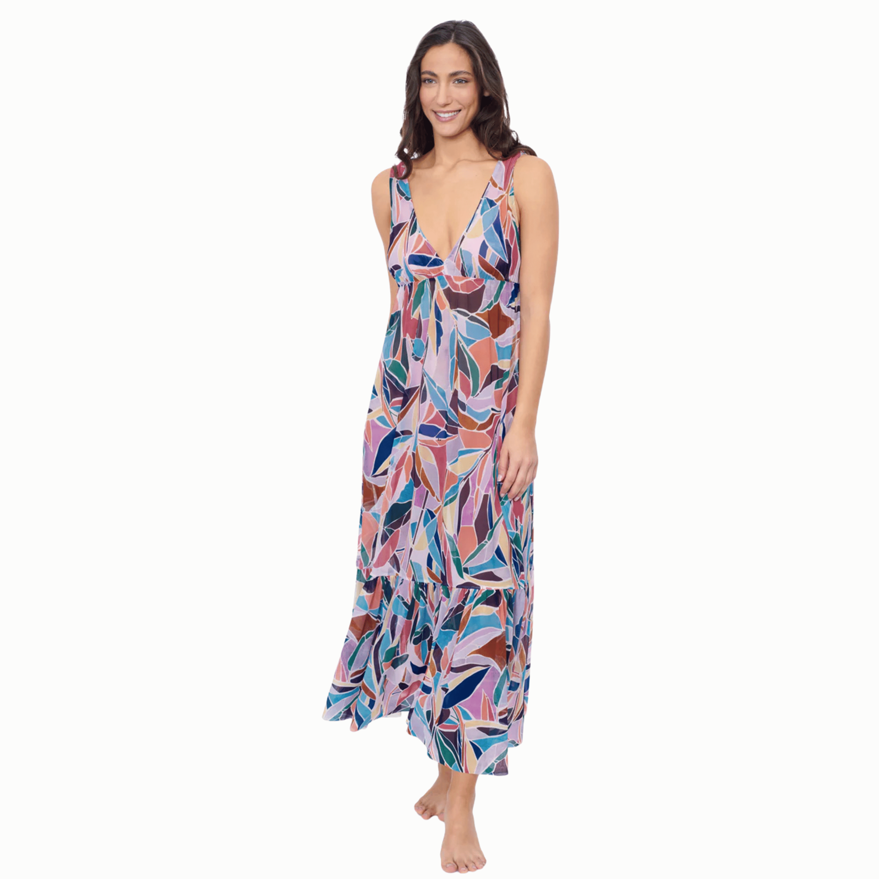 Gottex Aura Beach Multicolor Dress Front