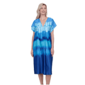 Gottex Golden Hour Blue Kaftan Front