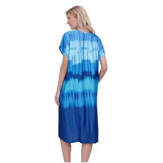 Gottex Golden Hour Blue Kaftan Back