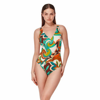 Gottex Porto Multicolor Swimsuit Front