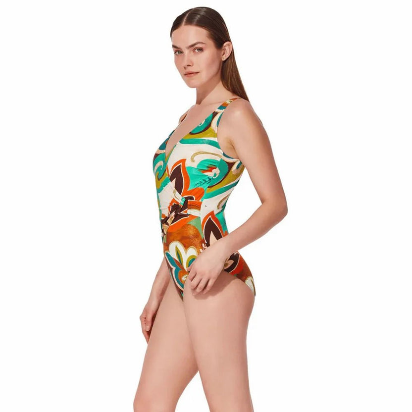 Gottex Porto Multicolor Swimsuit Side