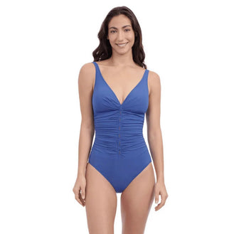 Gottex Solo Blue Swimsuit Front