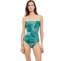Gottex Natural Essence Strapless Swimsuit  size 10