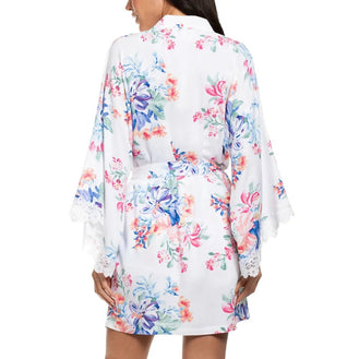 In Bloom Carter Ivory Robe Back