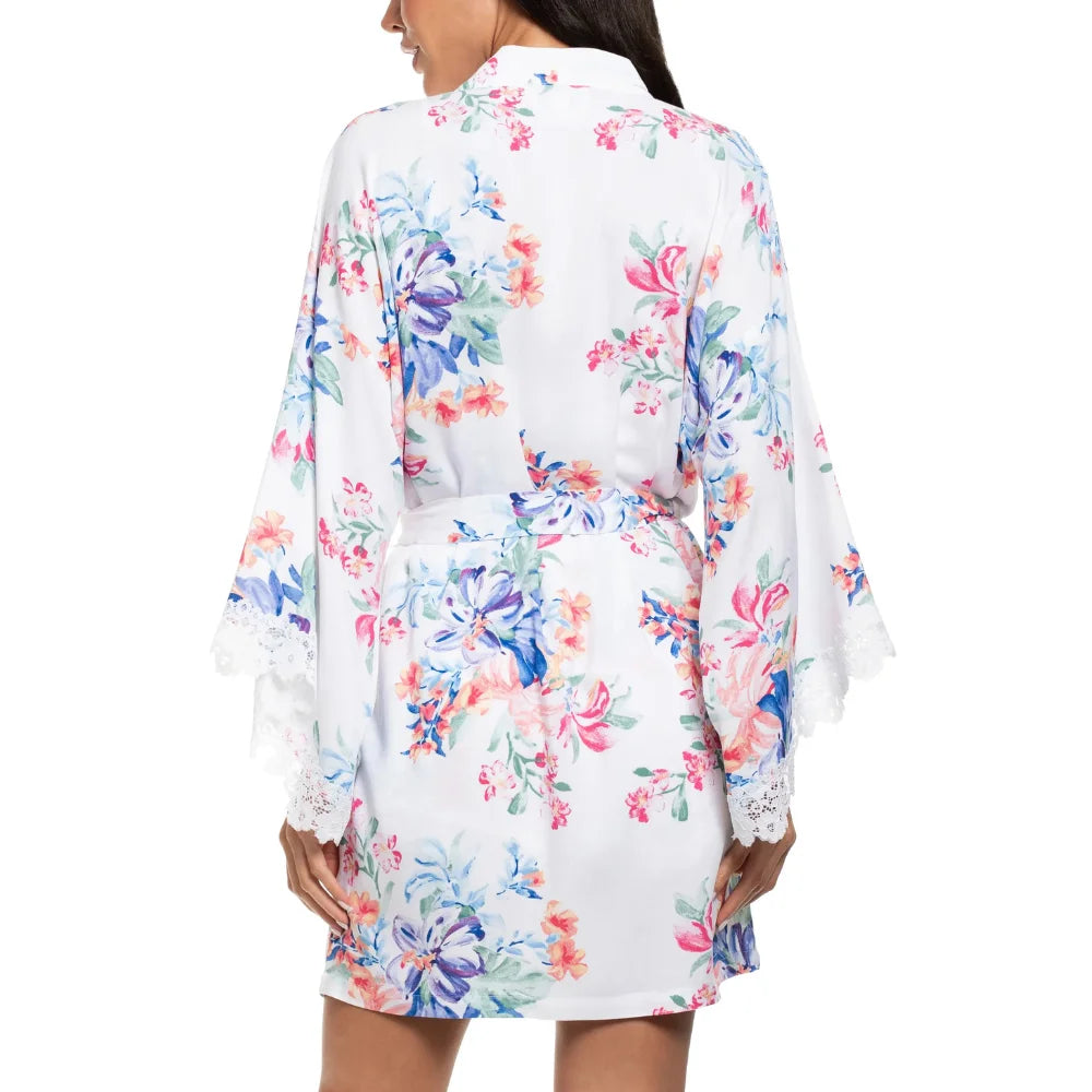 In Bloom Carter Ivory Robe Back