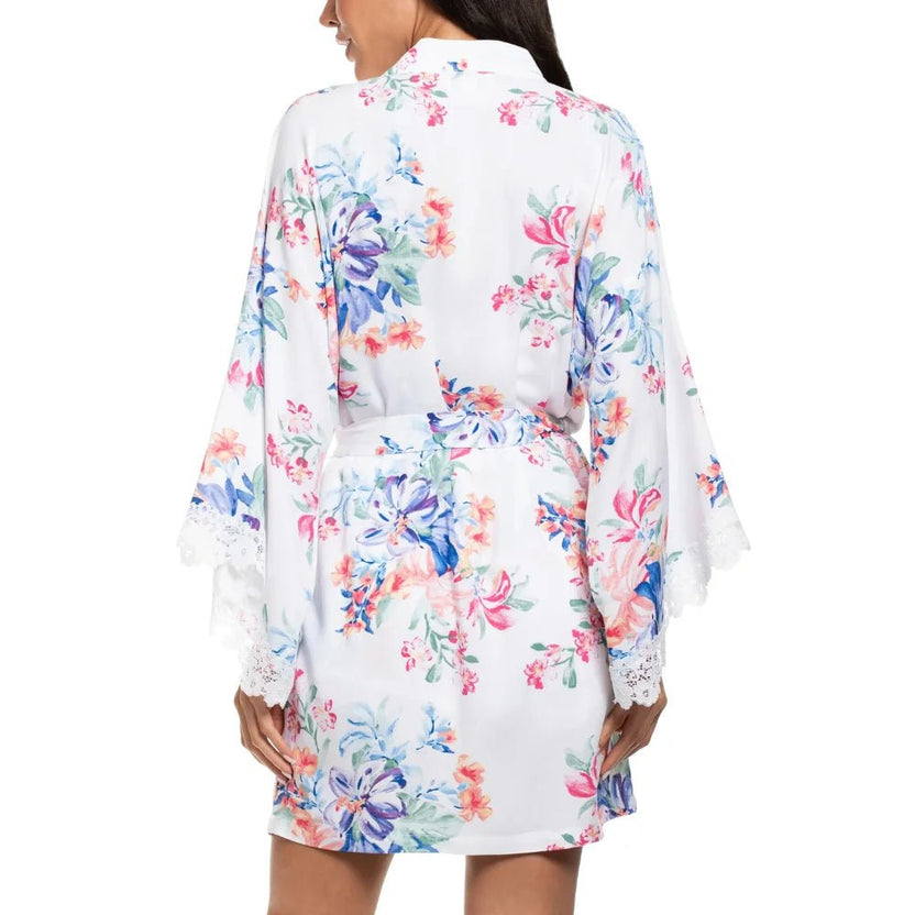 In Bloom Carter Ivory Robe Back
