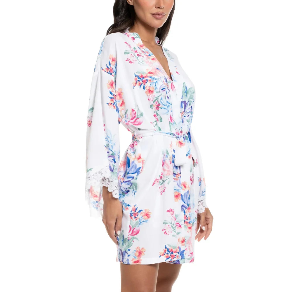 In Bloom Carter Ivory Robe Side
