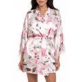 In Bloom Jovie Satin Pink Dressing Gown Front