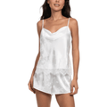 In Bloom Shane Satin Ivory Cami-Set Front
