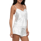In Bloom Shane Satin Ivory Cami-Set Side