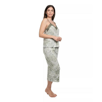 Linea Donatella Copa Cabana Khaki Pyjamas Side
