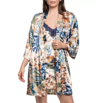 Linea Donatella Selaura Peach Robe Front